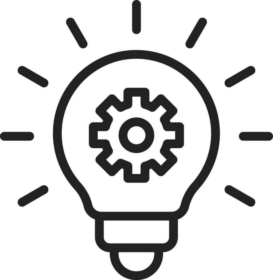 Innovative Idea icon vector image. Suitable for mobile apps, web apps and print media.