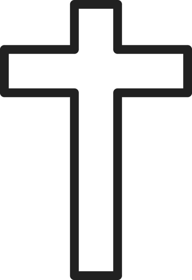 Latin Cross icon vector image. Suitable for mobile apps, web apps and print media.