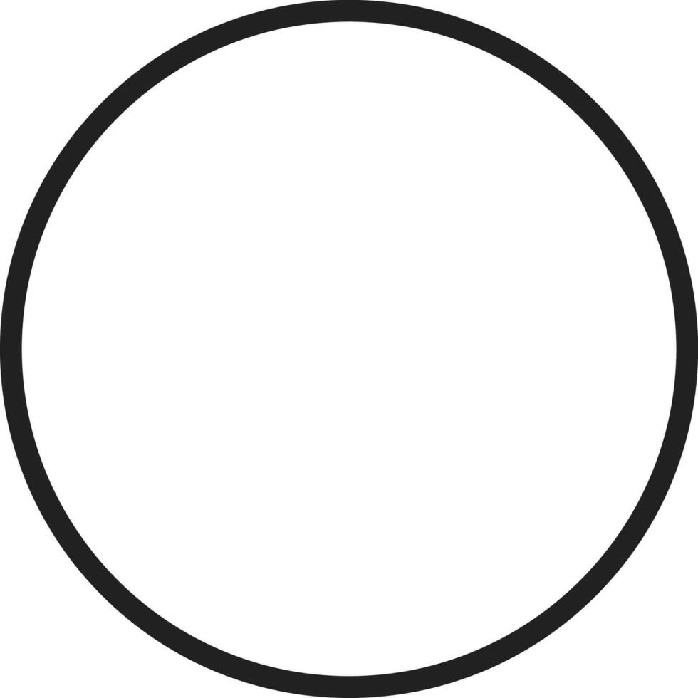 Circle icon vector image. Suitable for mobile apps, web apps and print media.