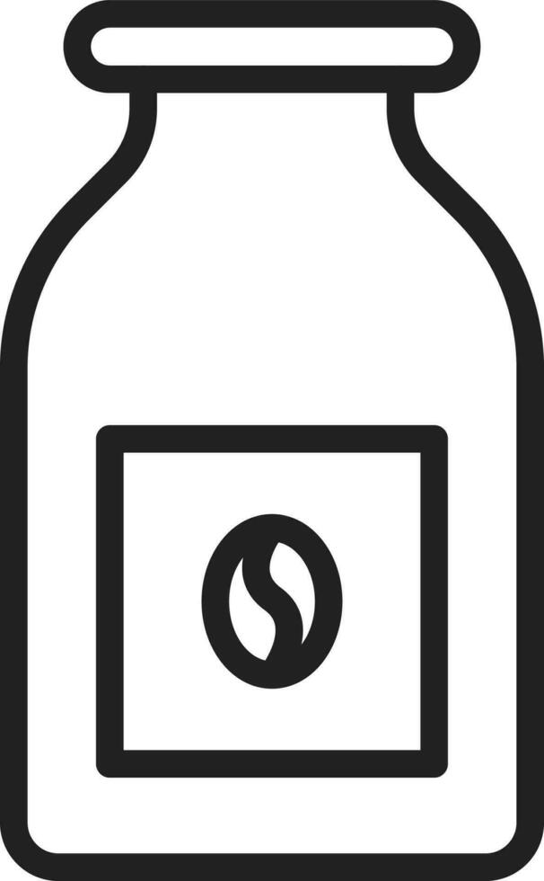 Coffee bottle icon vector image. Suitable for mobile apps, web apps and print media.