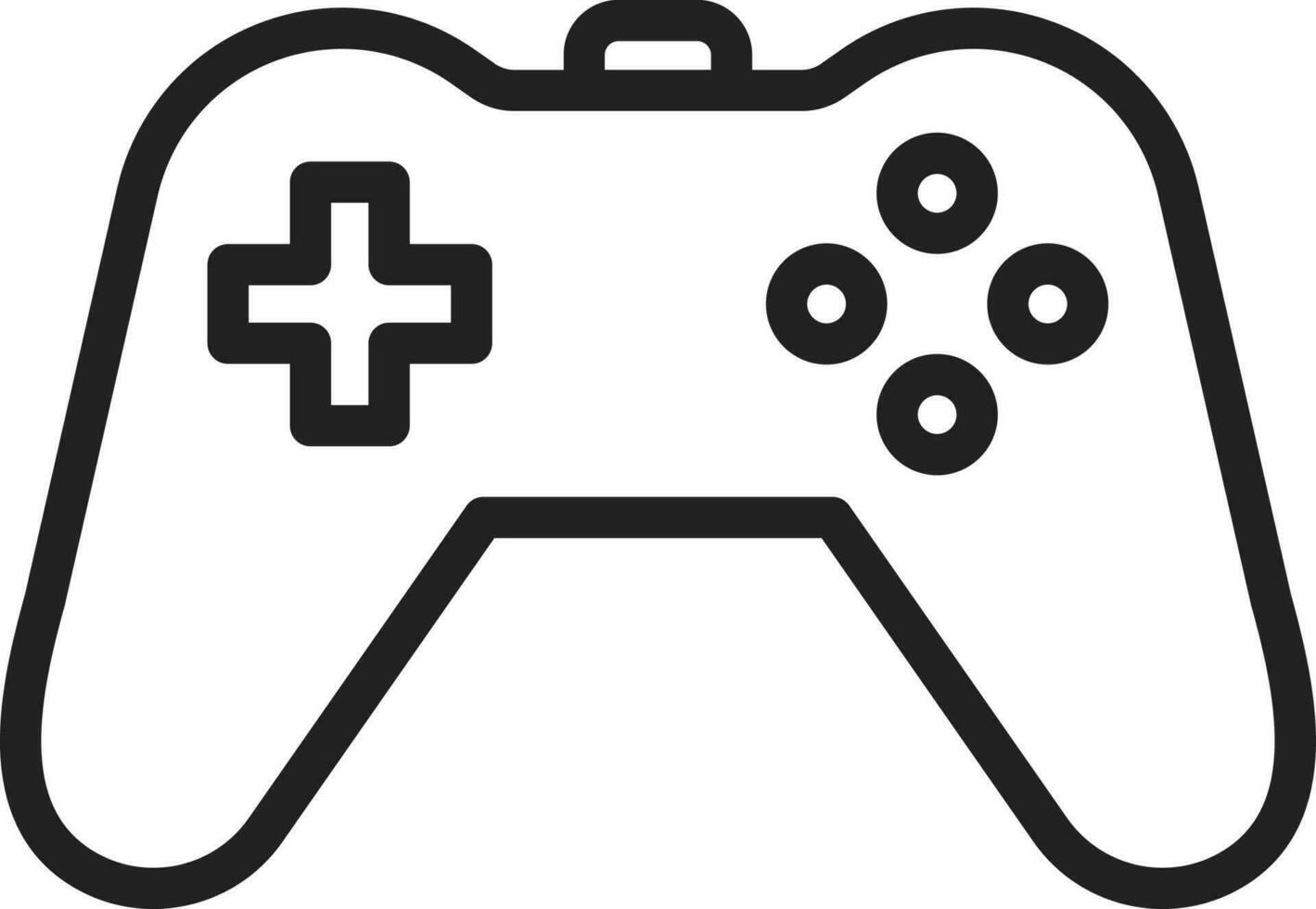 Controller icon vector image. Suitable for mobile apps, web apps and print media.