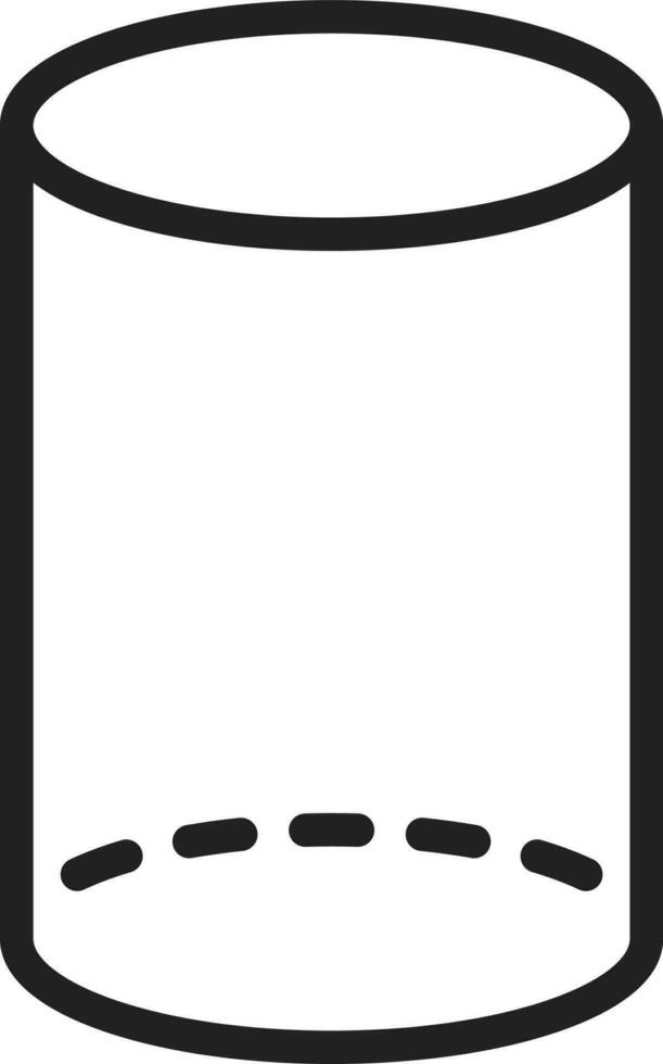 Cylinder icon vector image. Suitable for mobile apps, web apps and print media.