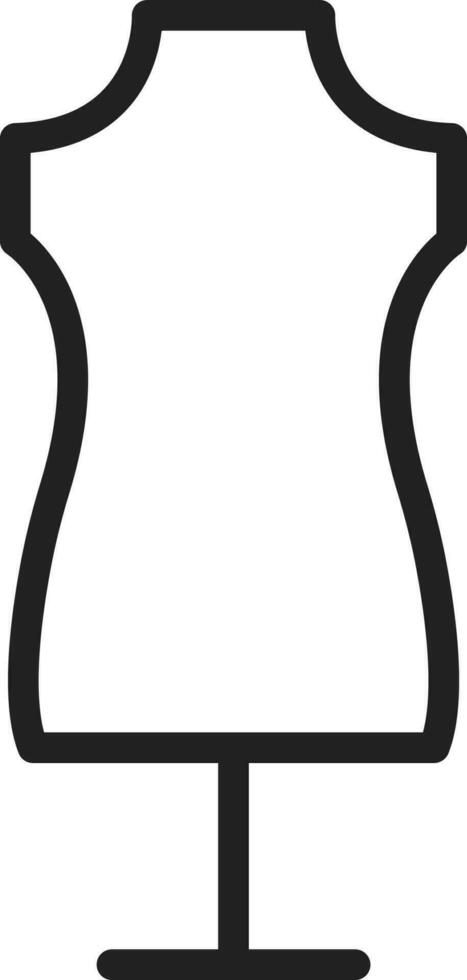Dress Holder icon vector image. Suitable for mobile apps, web apps and print media.