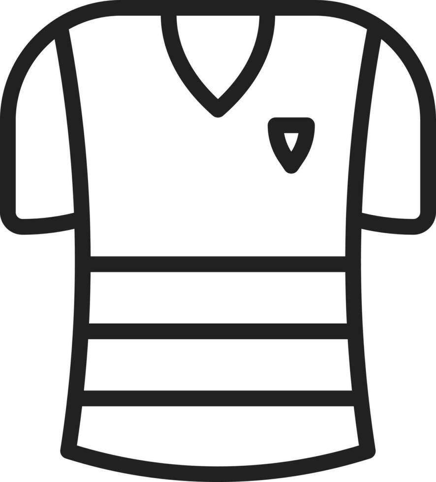 fútbol americano camisa icono vector imagen. adecuado para móvil aplicaciones, web aplicaciones y impresión medios de comunicación.