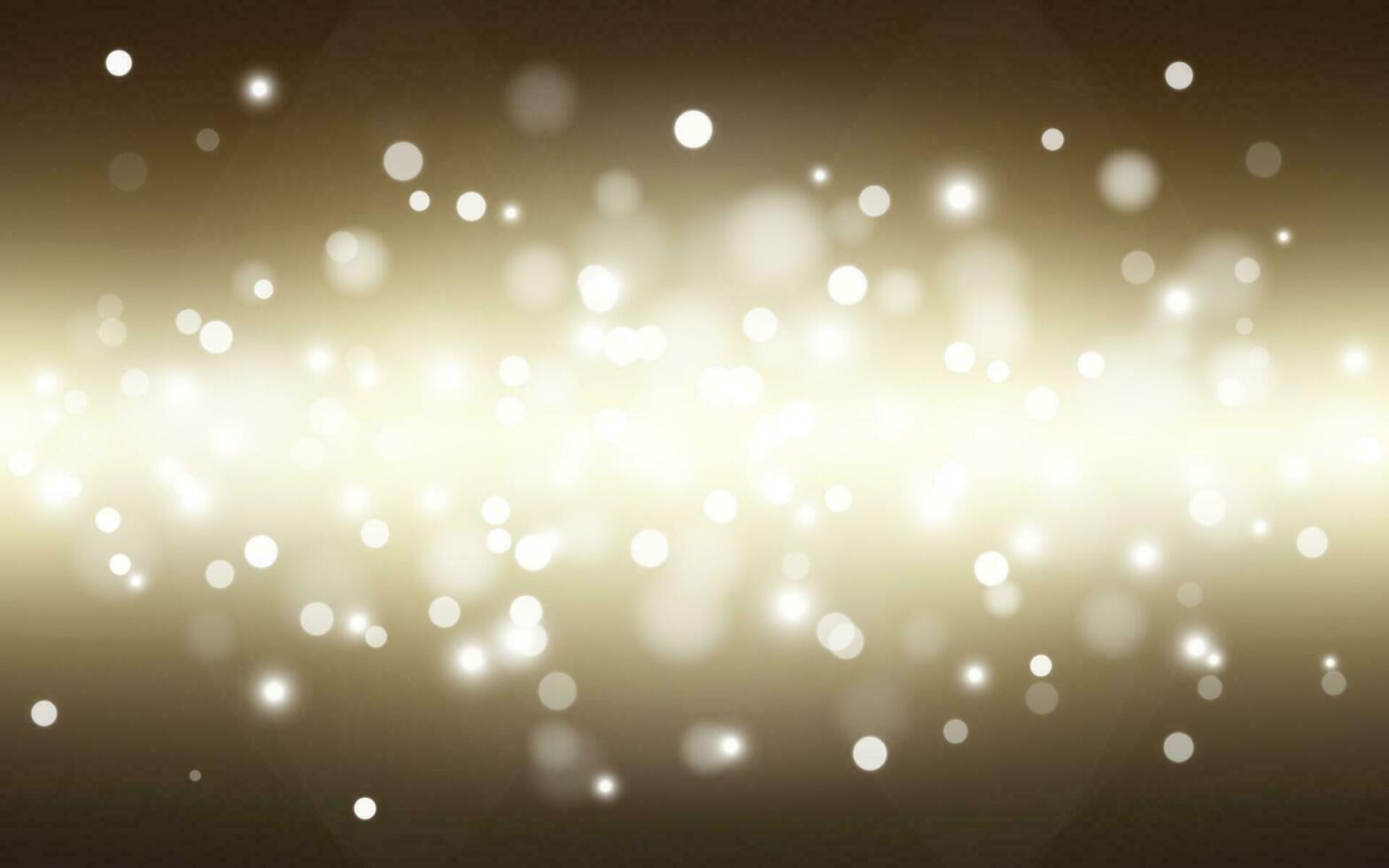 Gold color bokeh soft light abstract background, Vector eps 10 illustration bokeh particles, Background decoration