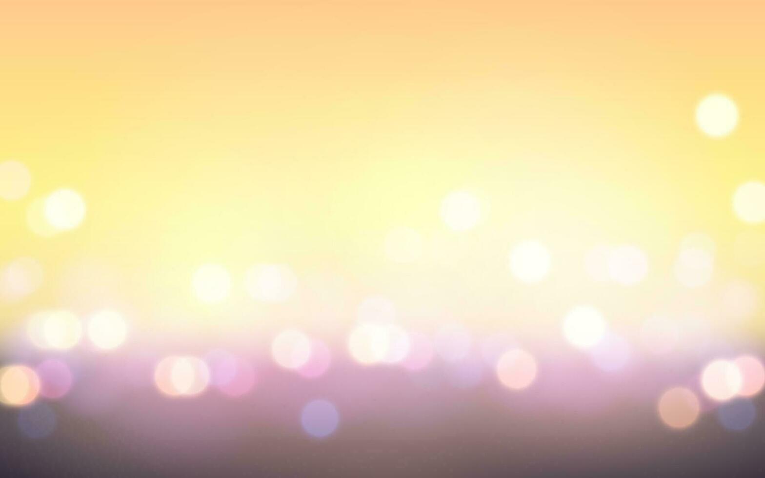 puesta de sol abstracta fondo de luz suave con bokeh, vector eps 10 ilustración partículas bokeh, decoración de fondo