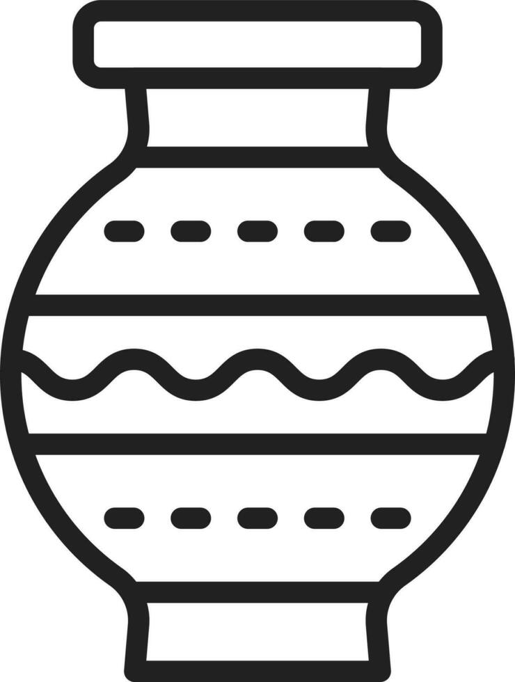 Amphora icon vector image. Suitable for mobile apps, web apps and print media.