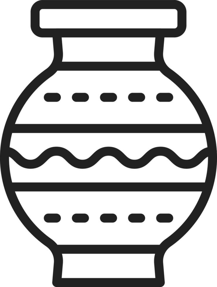 Amphora icon vector image. Suitable for mobile apps, web apps and print media.