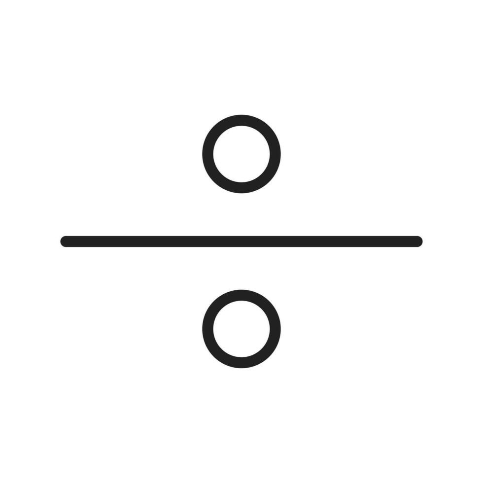 Divide icon vector image. Suitable for mobile apps, web apps and print media.