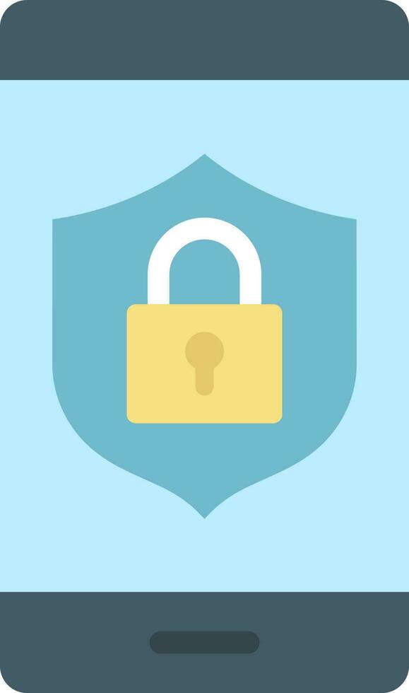 Secure Device icon vector image. Suitable for mobile apps, web apps and print media.