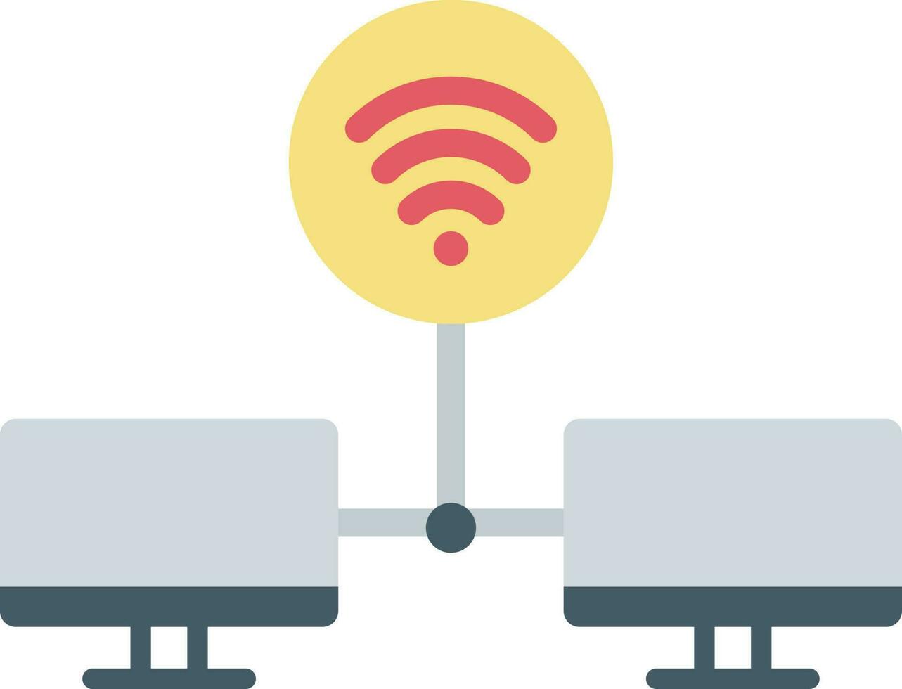 Shared Signals icon vector image. Suitable for mobile apps, web apps and print media.