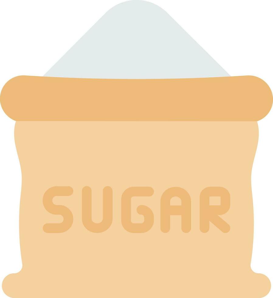 Sugar bag icon vector image. Suitable for mobile apps, web apps and print media.