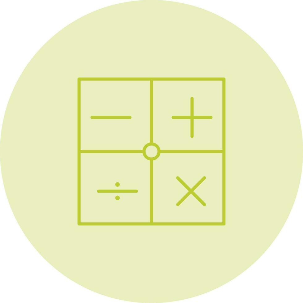 Math Symbols Vector Icon