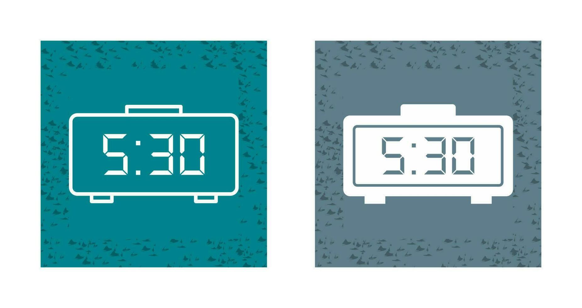 Digital Clock Vector Icon