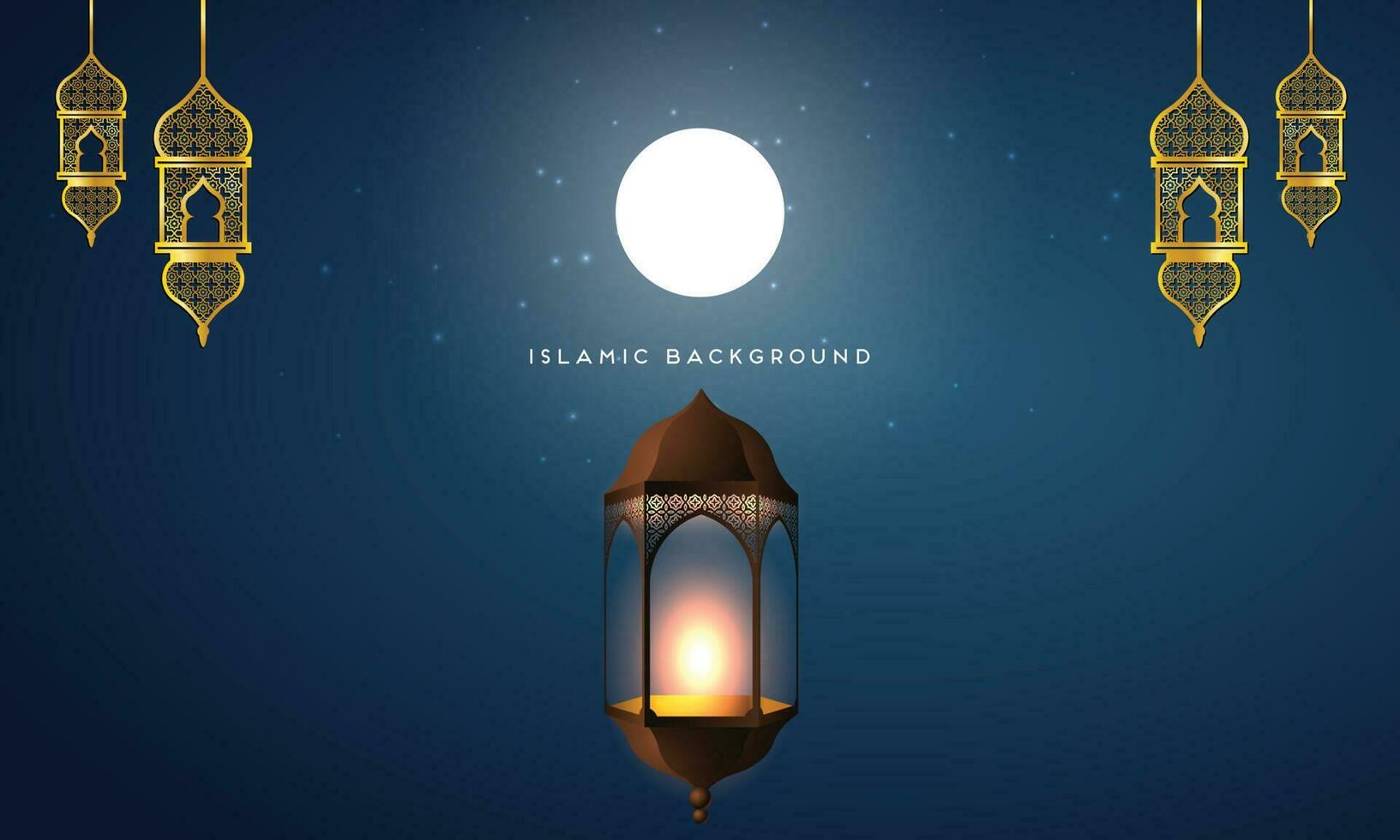 appy islamic new year background vector