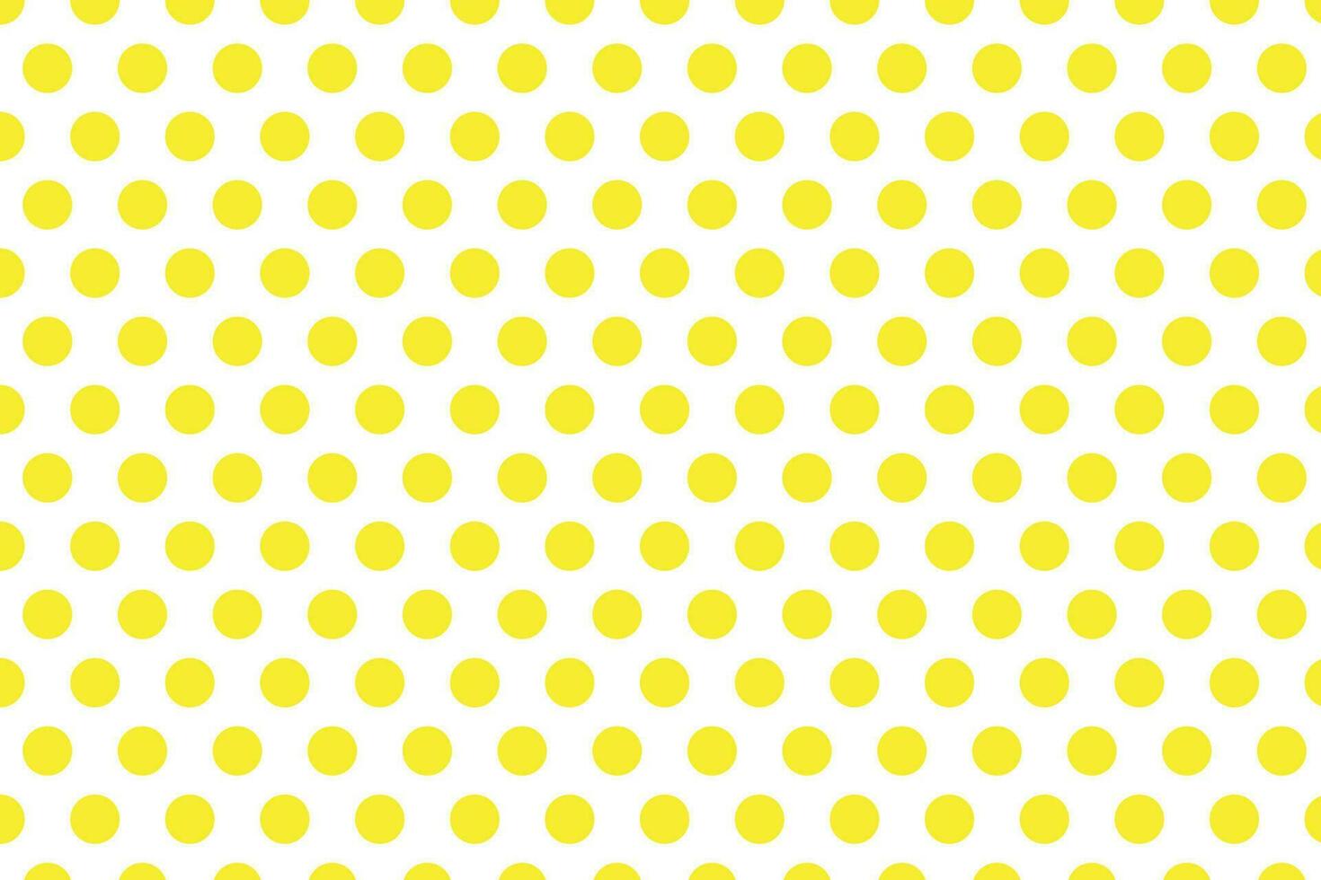 modern yellow polka dot pattern on white background.e vector