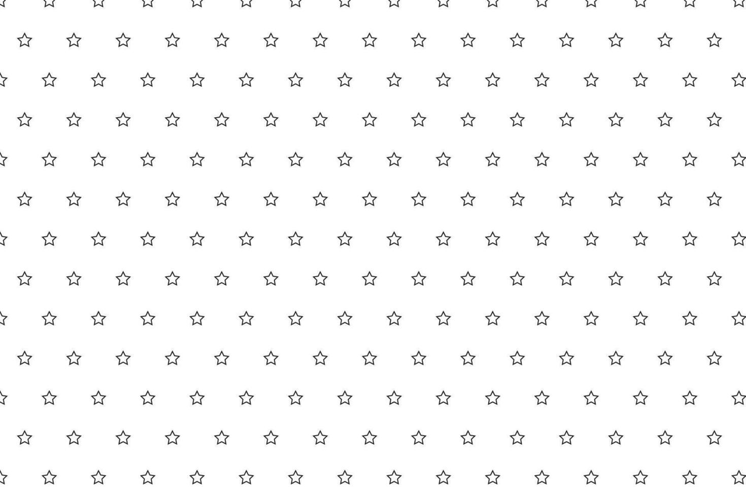 modern black star polka dot pattern on white background. vector