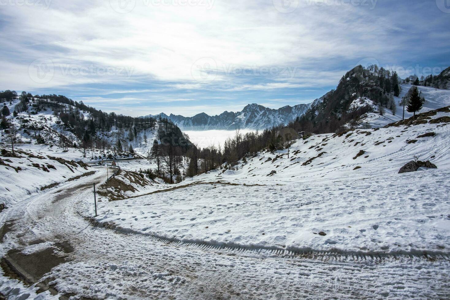 2023 02 18 campogrosso Nevado la carretera foto