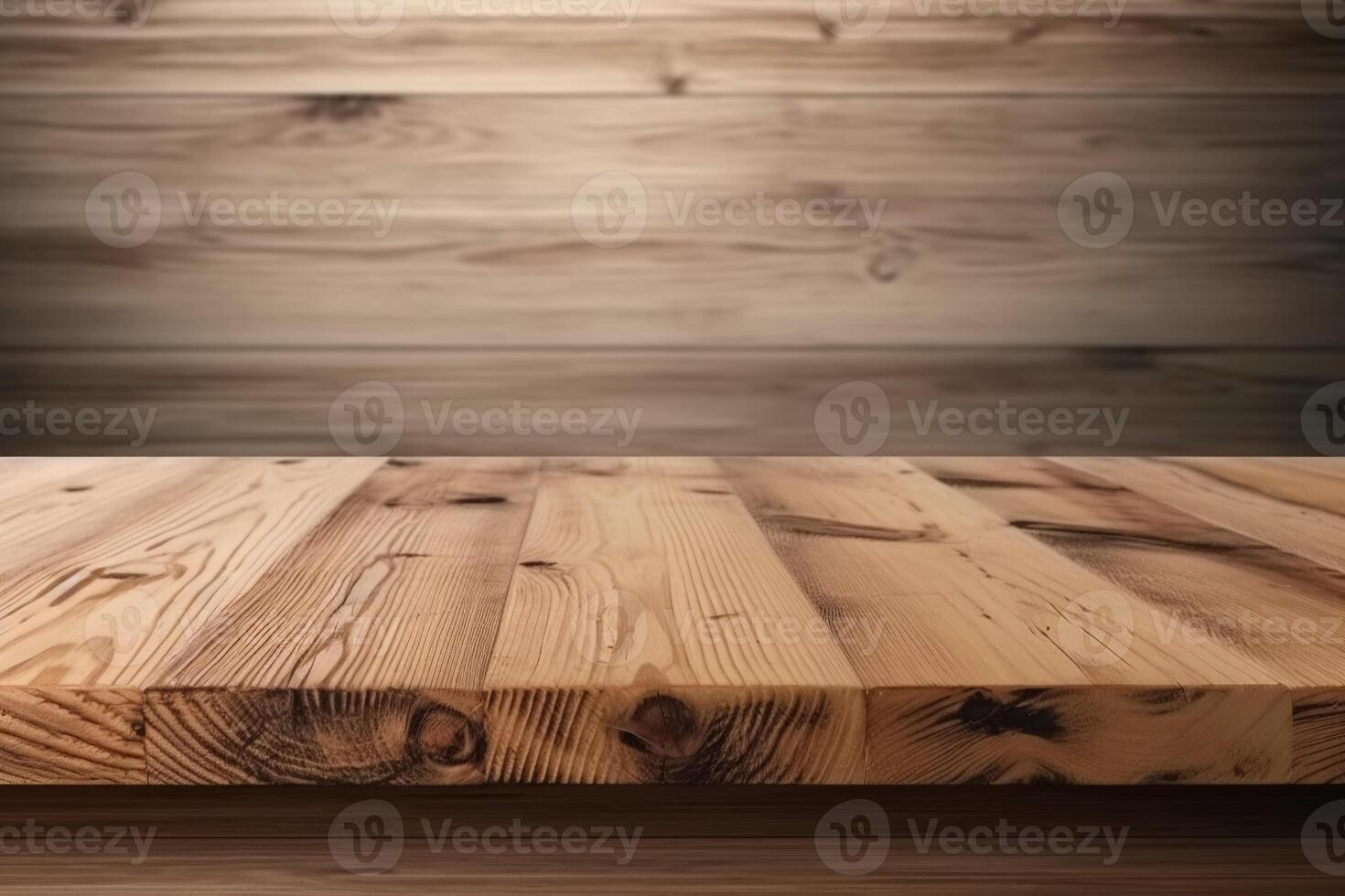 Empty wooden table top. Copy space for your object, product presentation. Display, promotion, advertising. Empty scene. . photo