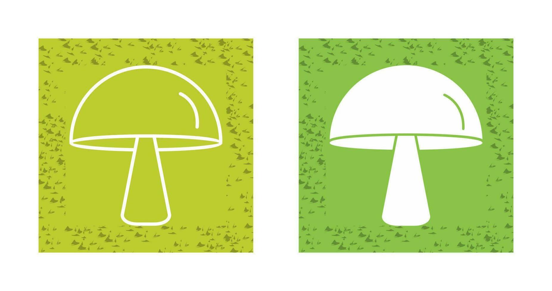 Single Mushroom Vector Icon