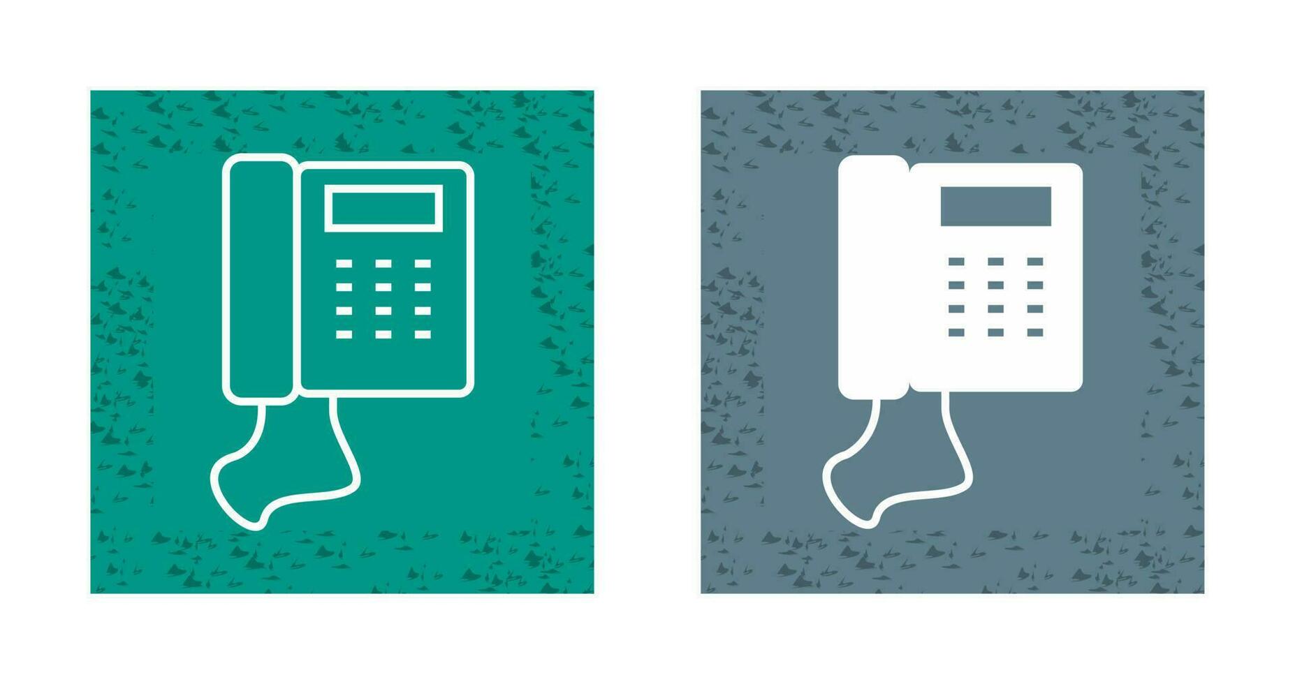 Telephone Set Vector Icon