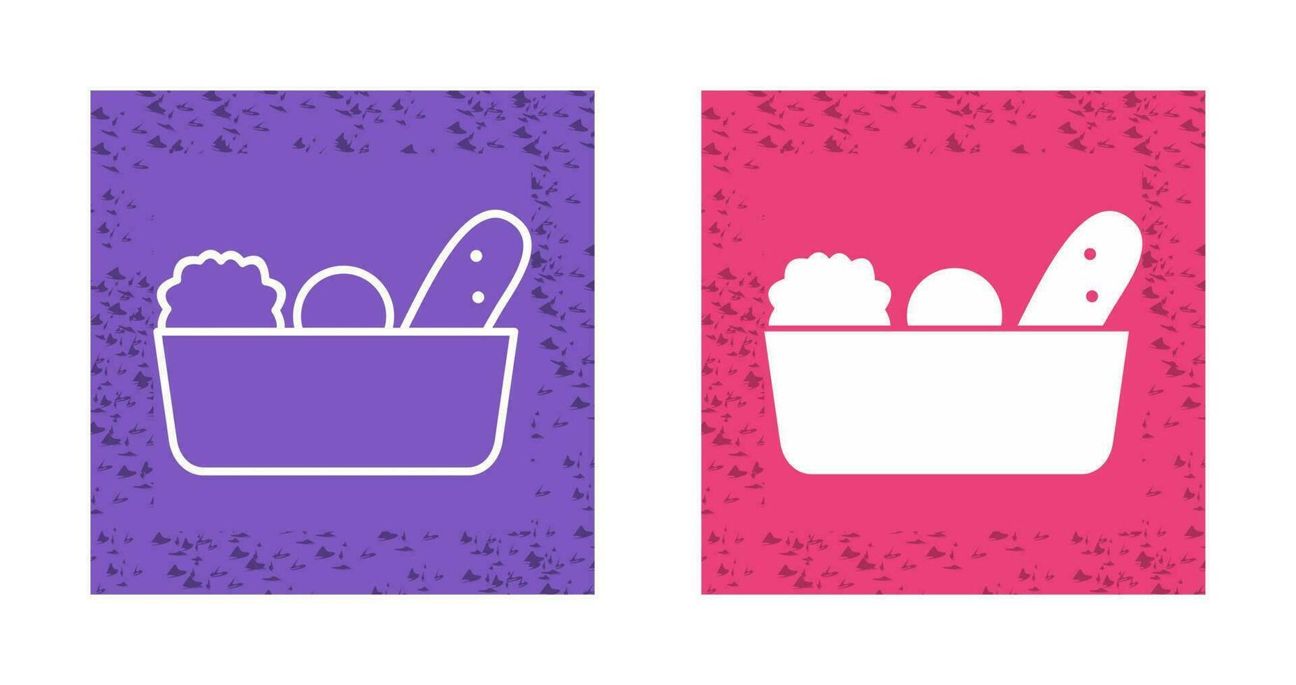 Vegetable Basket Vector Icon