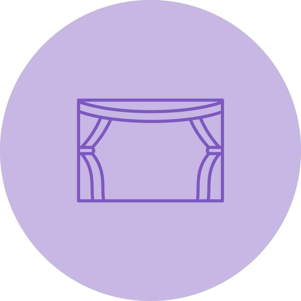 Stage Vector Icon