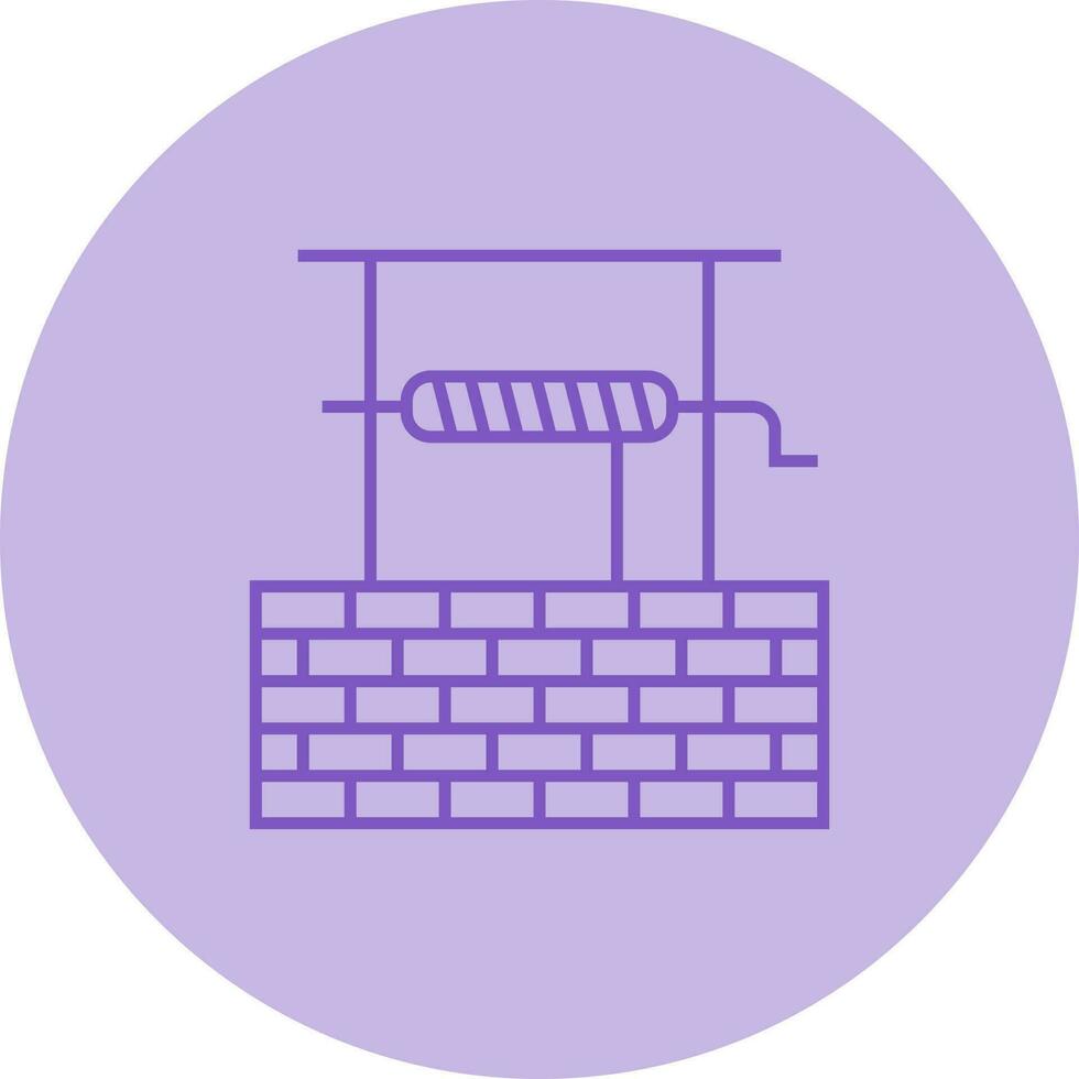 Water Well Vector Icon