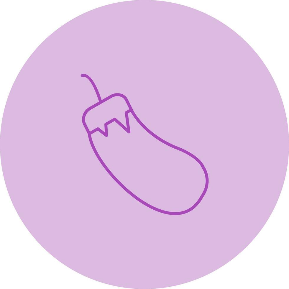 Eggplant Vector Icon