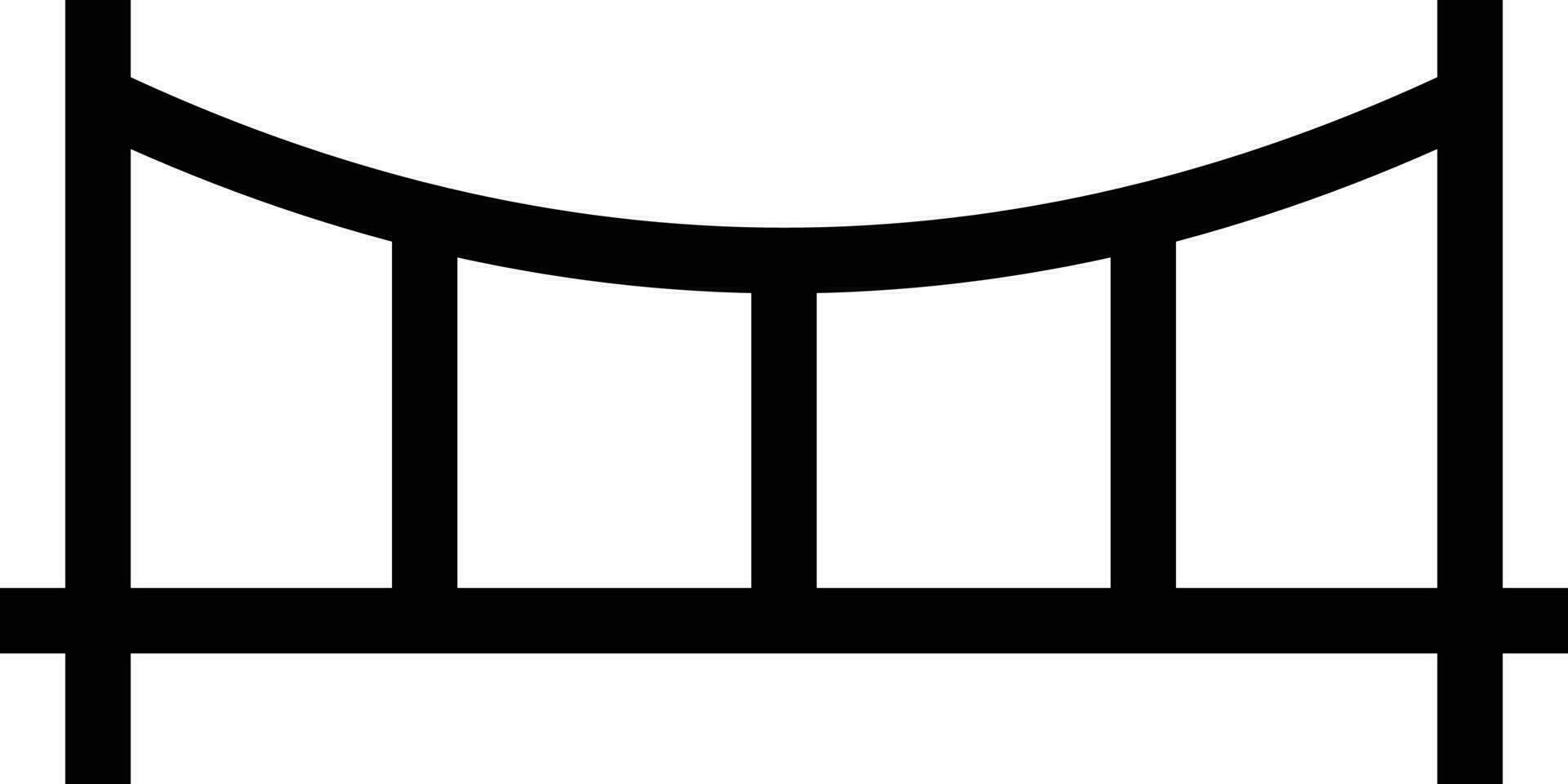 bridge vector illustration on a background.Premium quality symbols.vector icons for concept and graphic design.