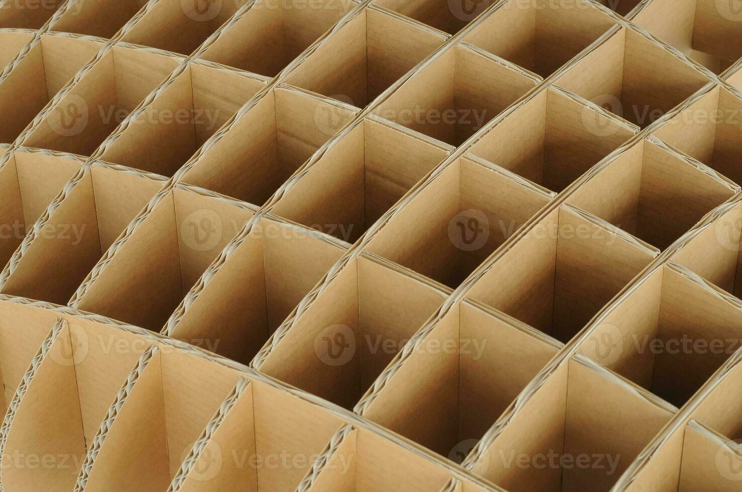 Repeated structure of recycle carton cardboard for wallpaper photo