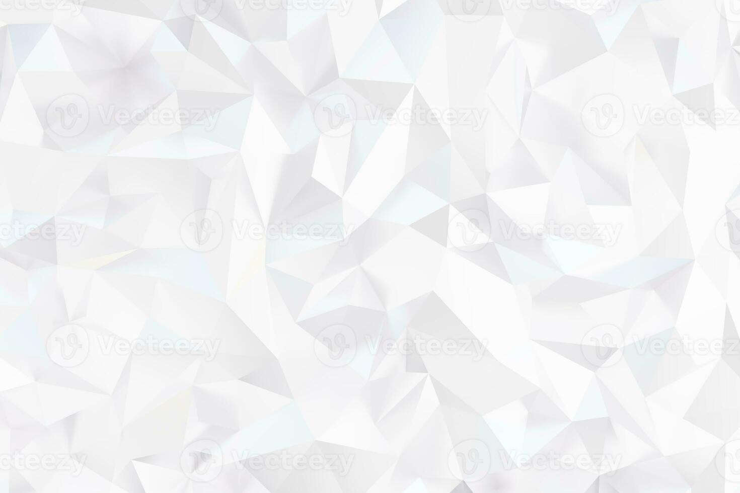 Abstract geometric gray color background, polygon, low poly pattern. 3D render illustration. photo
