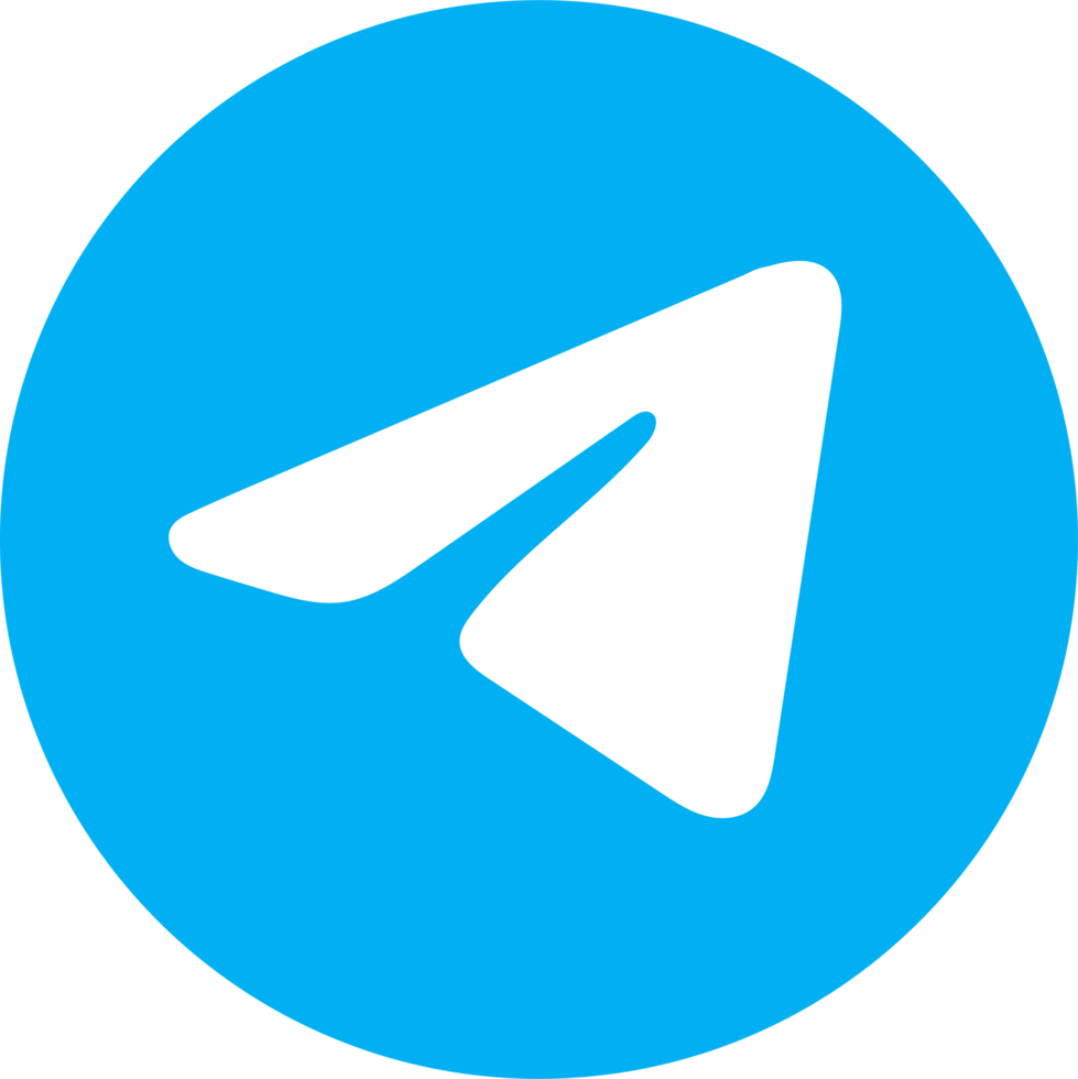 Telegram logo icon, social media icon png