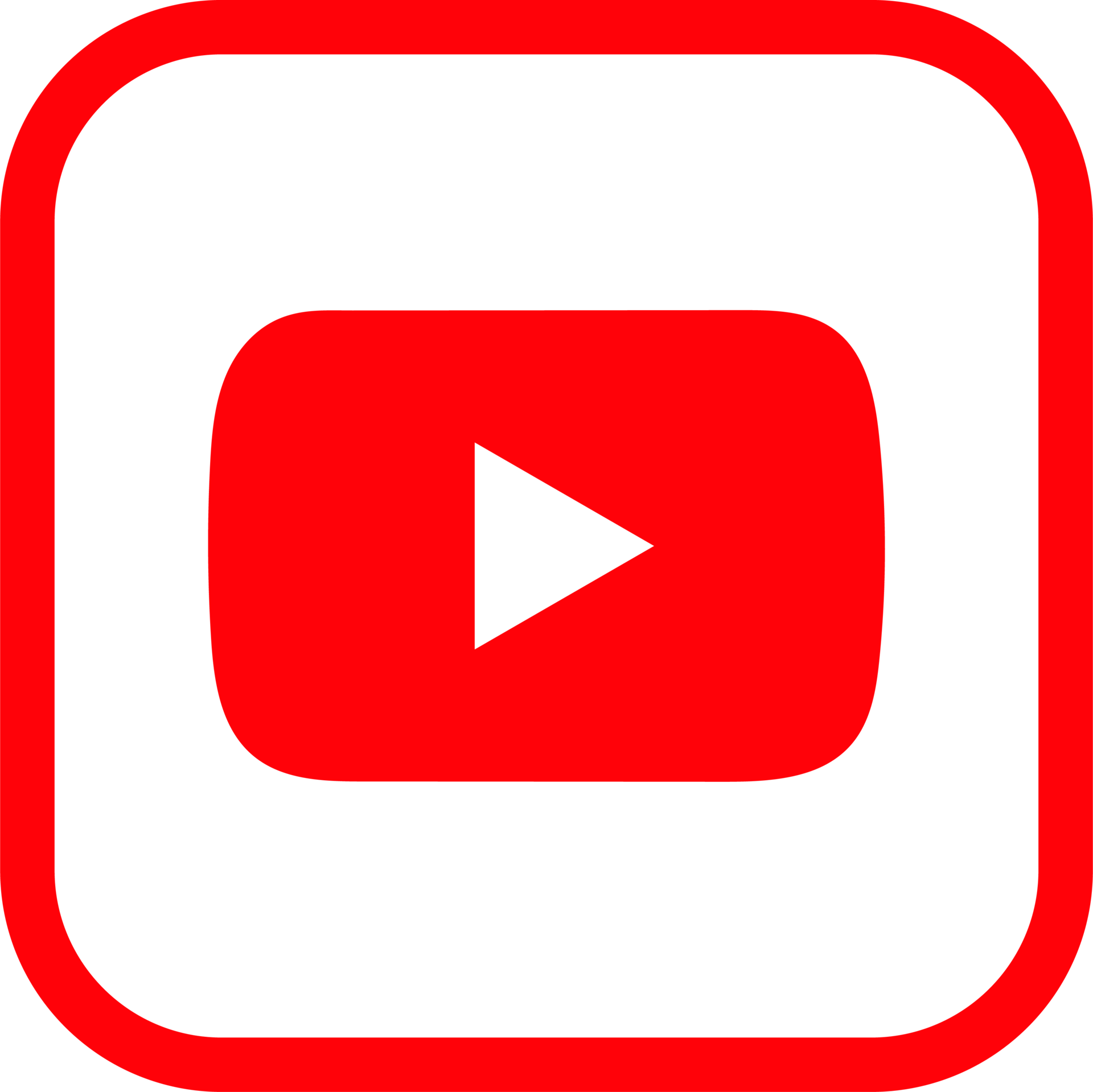 Youtube logo icon, social media icon 23741175 PNG