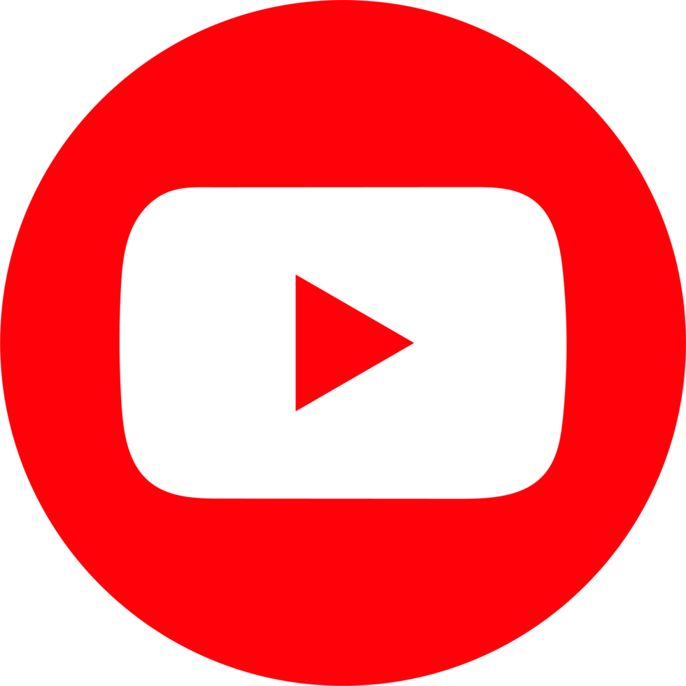 Youtube logo icon, social media icon png