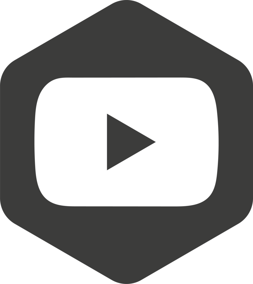 Youtube logo icon, social media icon png