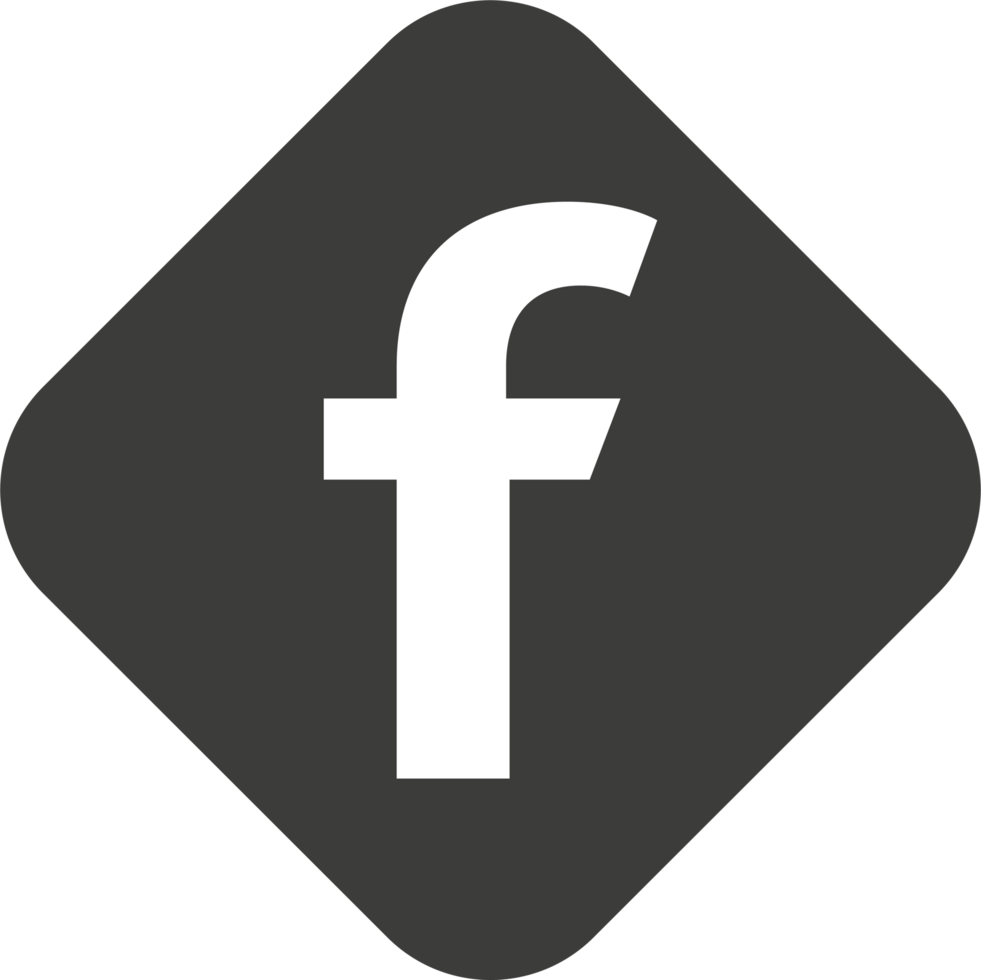 Facebook logo icon, social media icon png