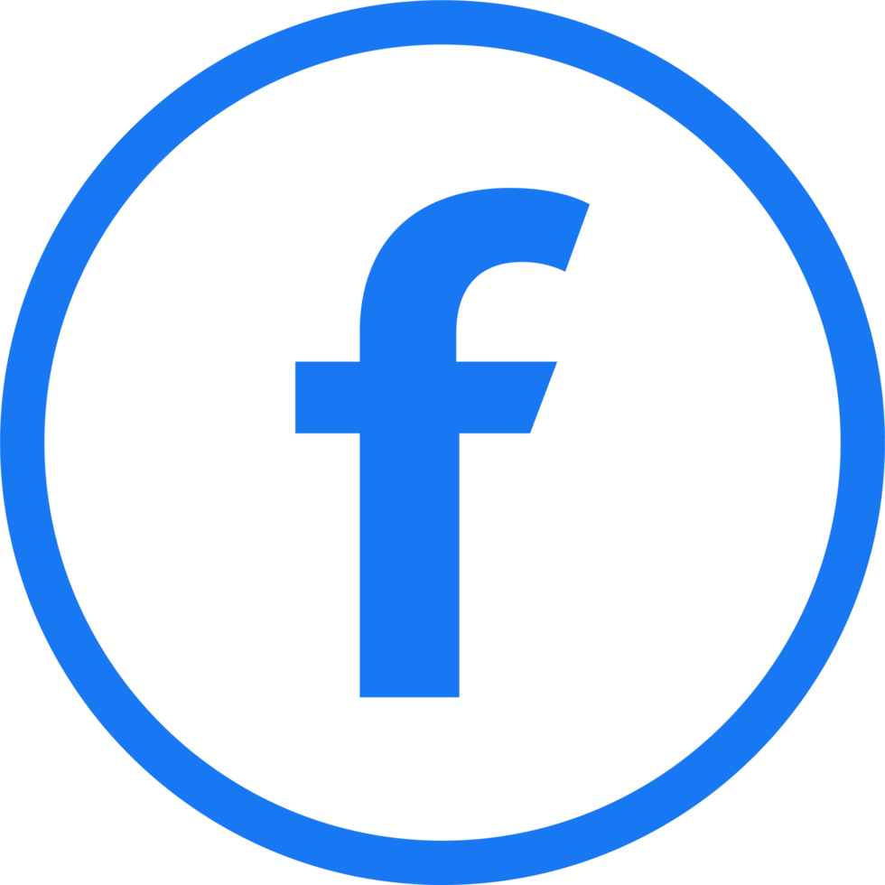 Facebook logo icon, social media icon png