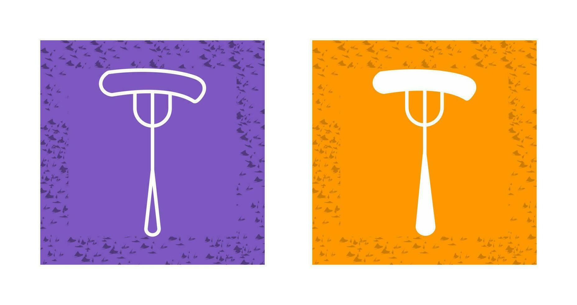 Burning Sausage Vector Icon