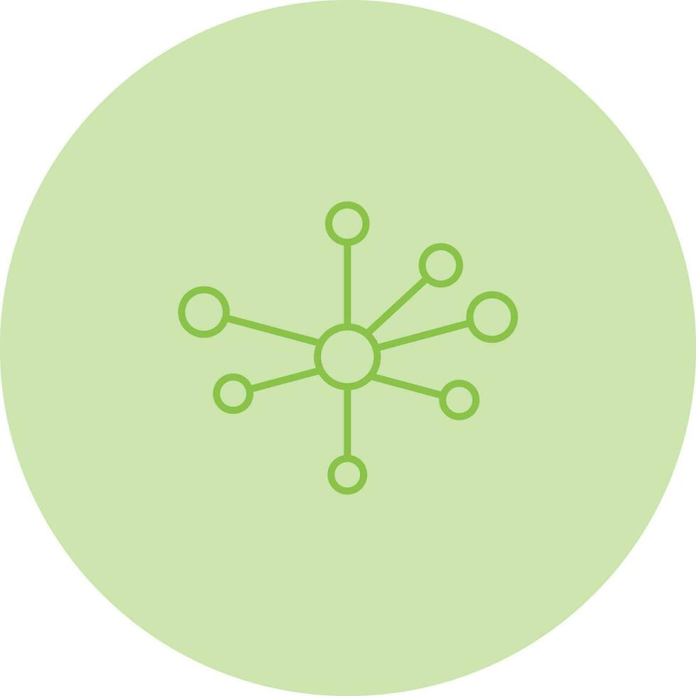 Molecular Structure Vector Icon