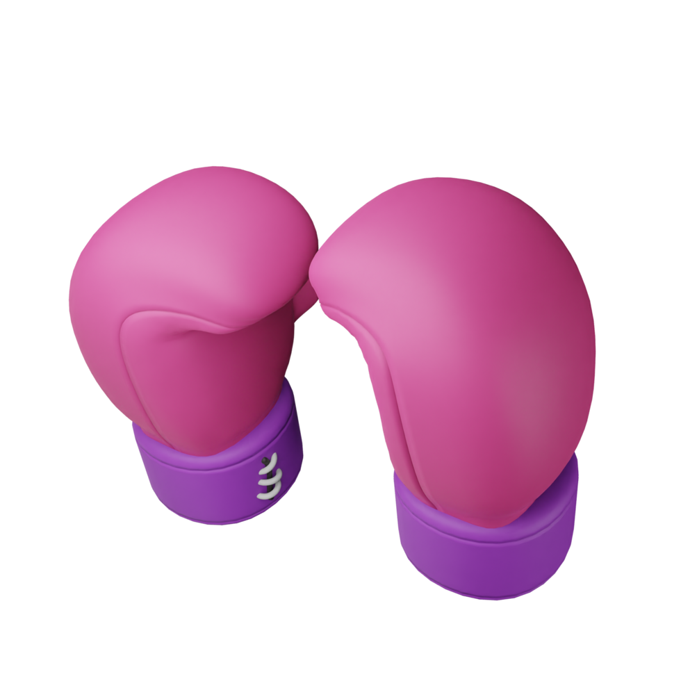 3d boxe guanti Palestra e fitness illustrazione concetto icona png