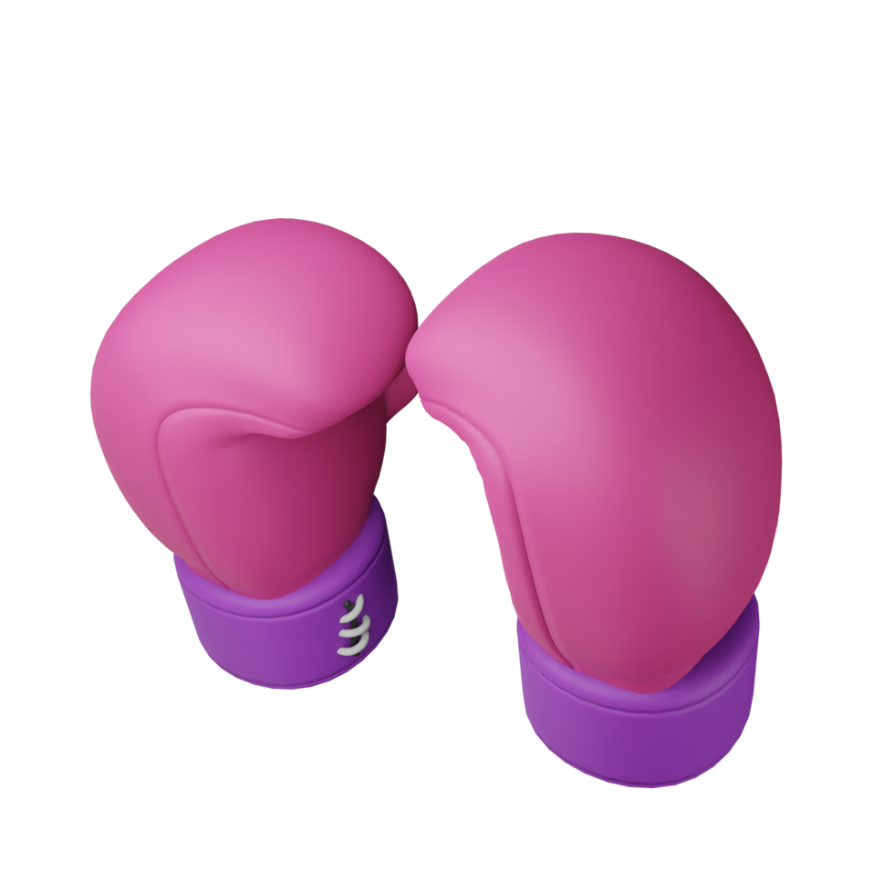 3d boxing gloves gym and fitness illustration concept icon png