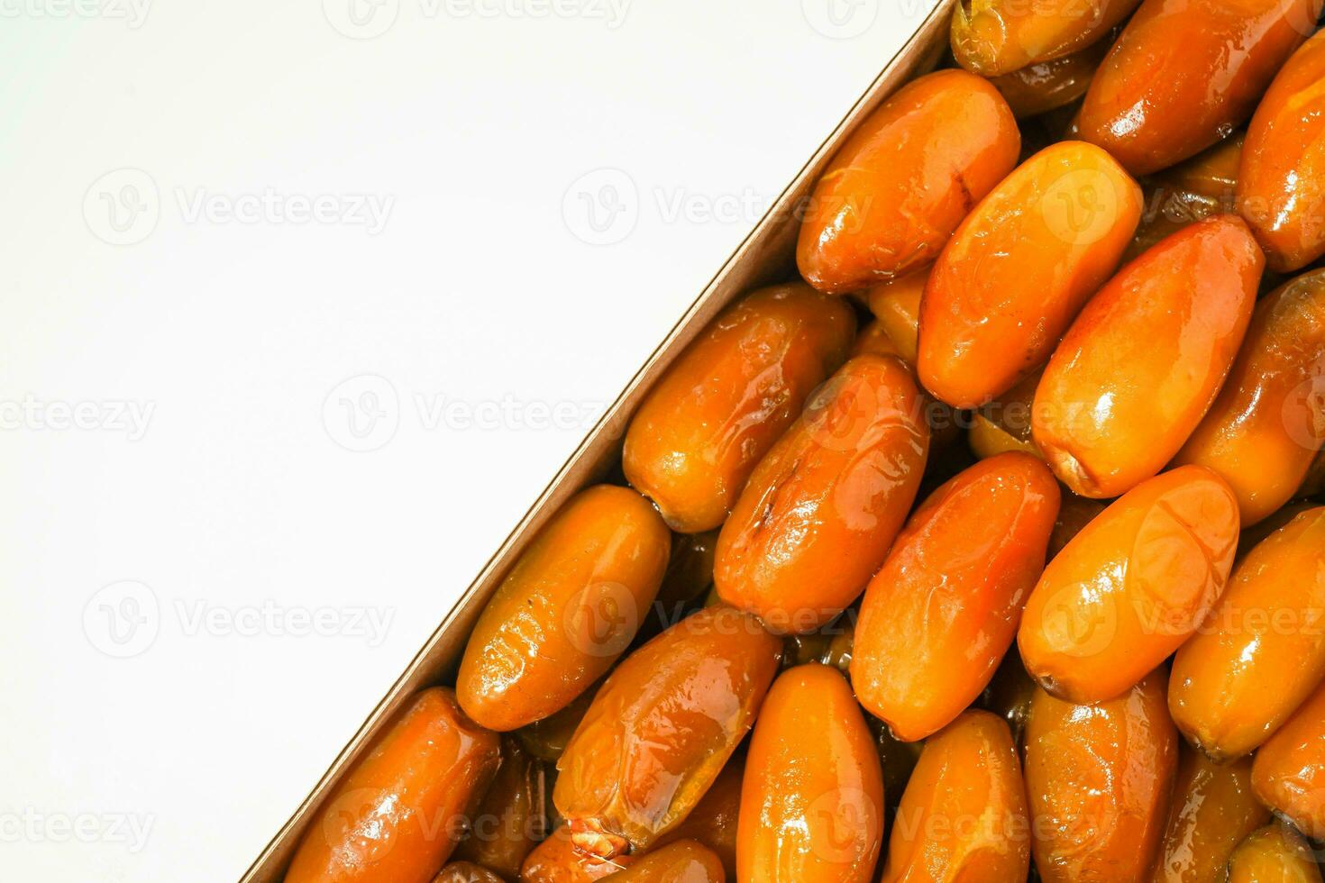 Fresh ripe yellow dates, fresh dates ruthob isolated on white background photo