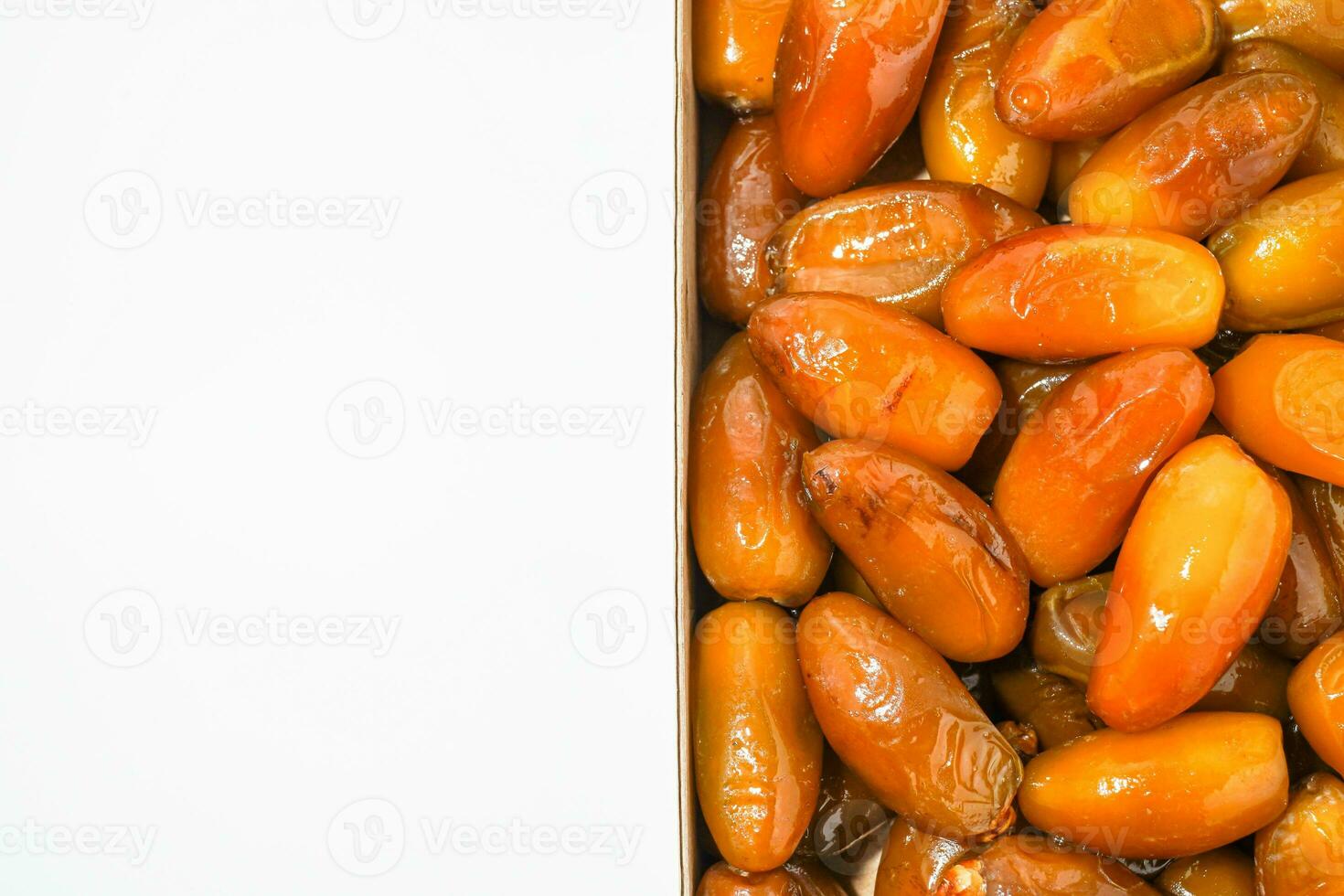 Fresh ripe yellow dates, fresh dates ruthob isolated on white background photo
