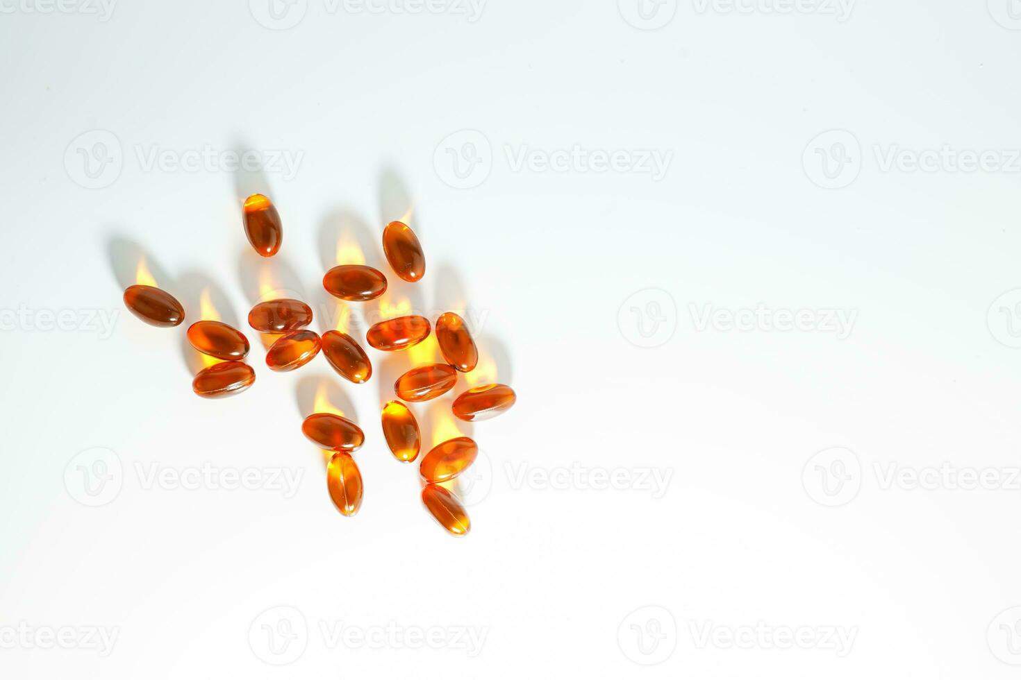 Soft gel, Close up of oil filled capsules, suitable for presenting food supplements, fish oil, omega 3, omega 6, omega 9, vitamin A, vitamin D, vitamin D3, vitamin E, evening primrose oil, photo