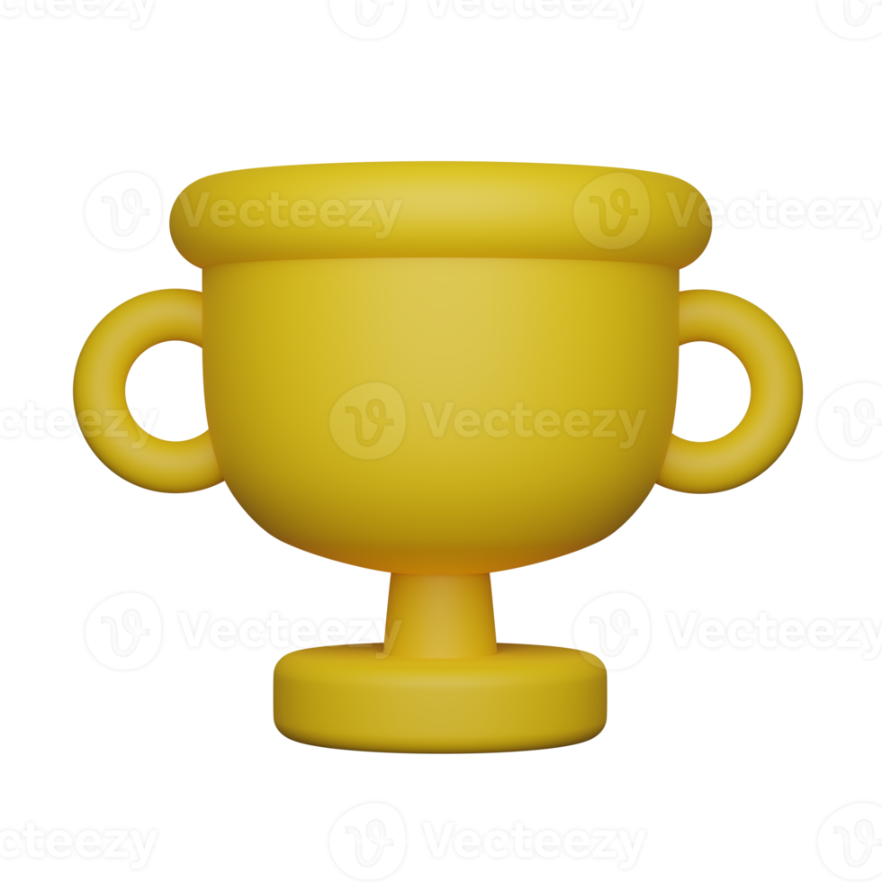 3d trophy cup icon. png