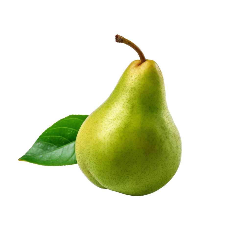 Green pear isolated. Illustration png