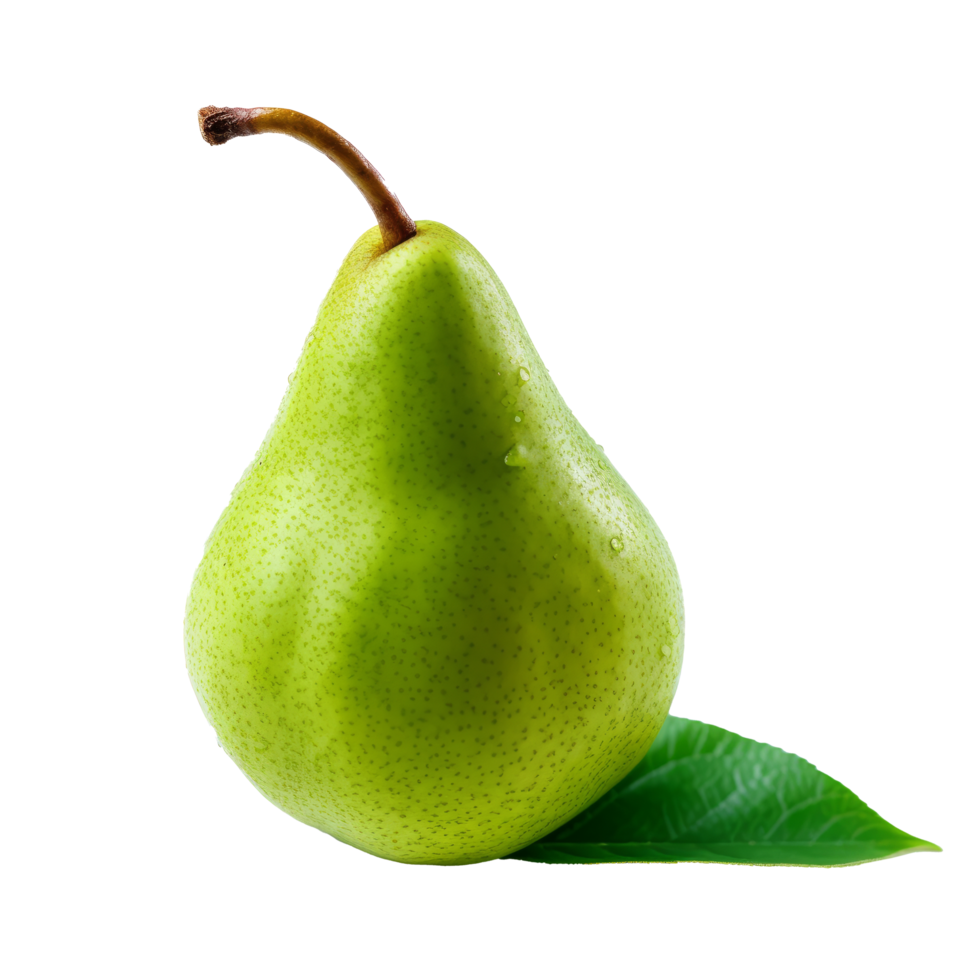 Green pear isolated. Illustration png
