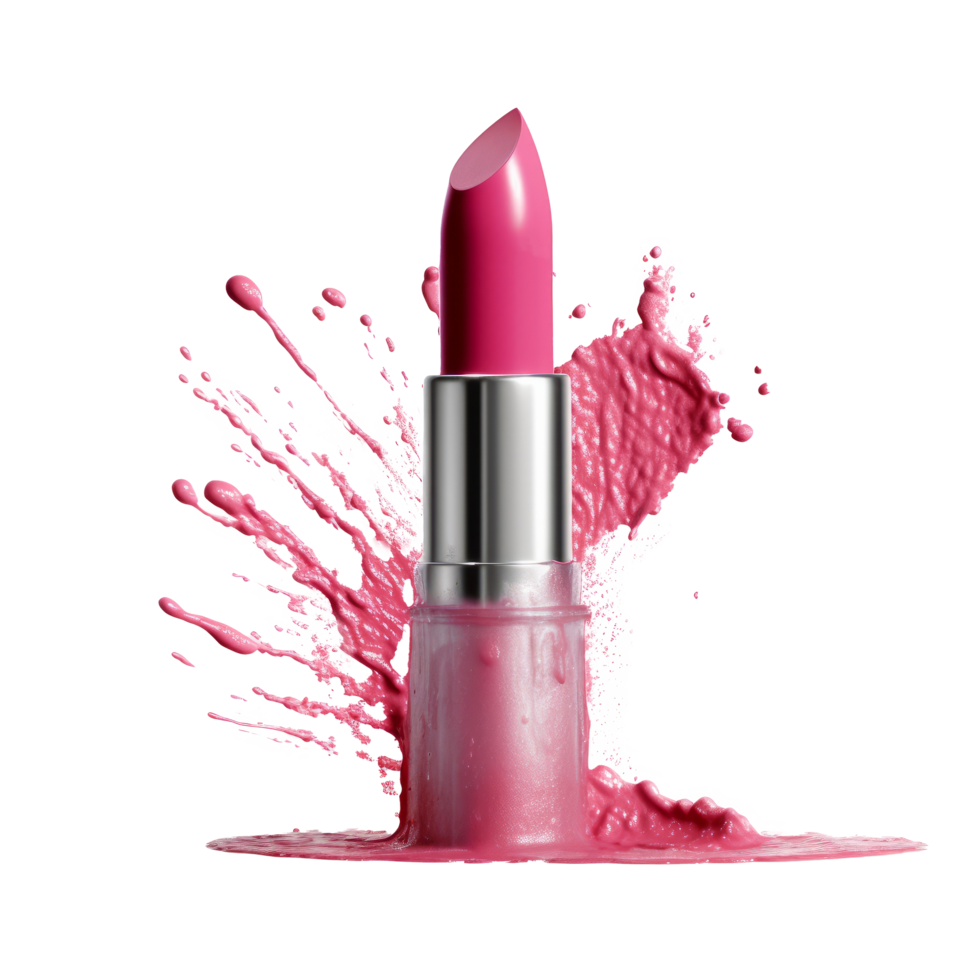 Rosa Lippenstift. Illustration ai generativ png