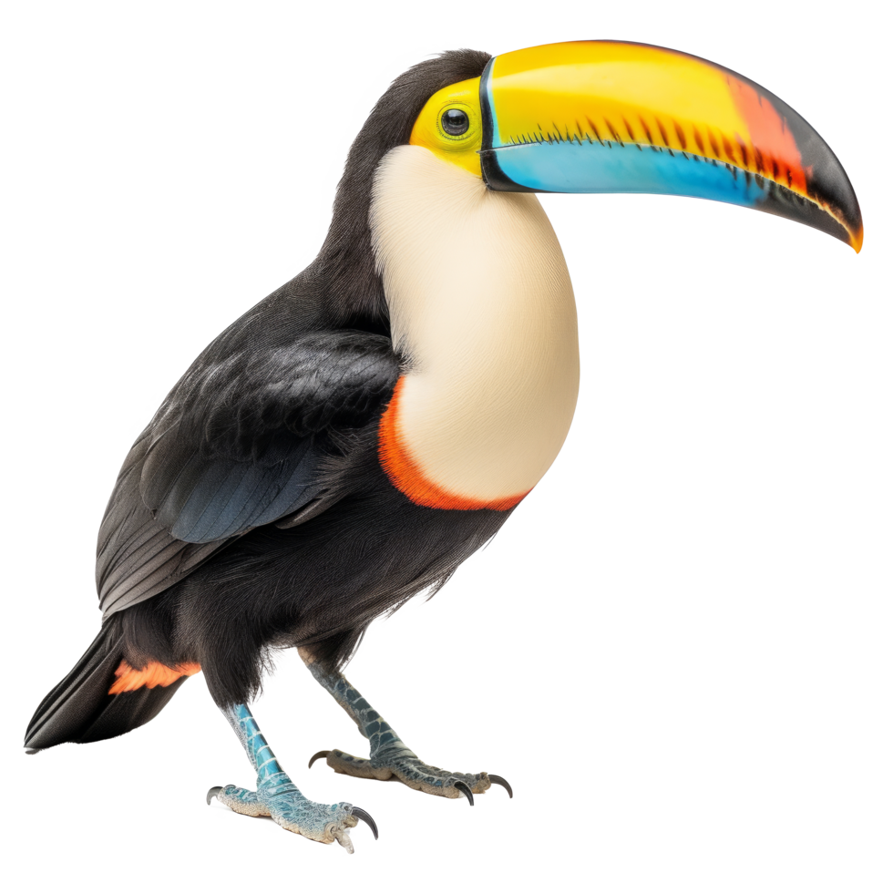 Toucan bird isolated. Illustration png